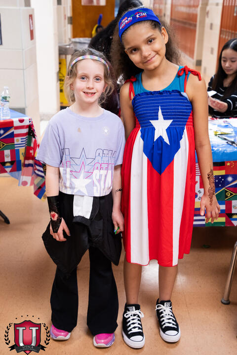 Students posing together for cultures