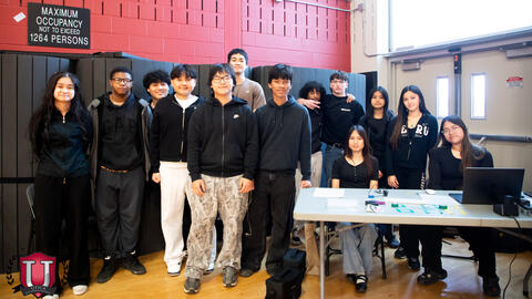 Large group of CTE students posing