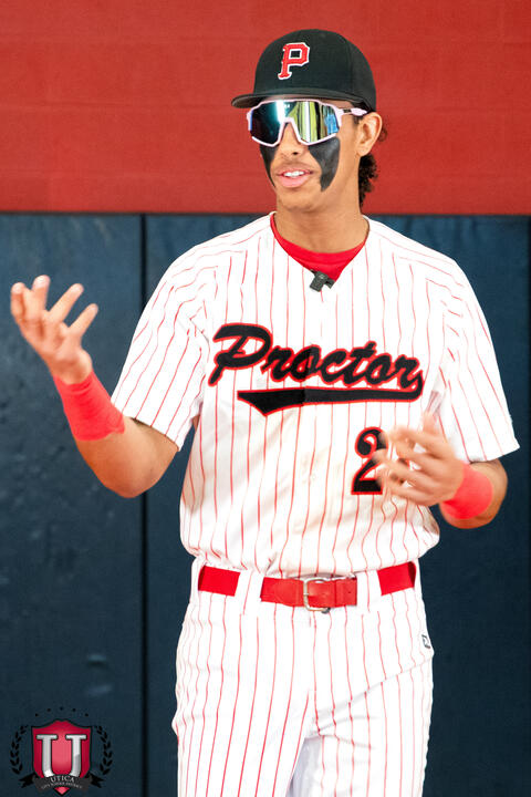 Individual photo of a baseball player posing