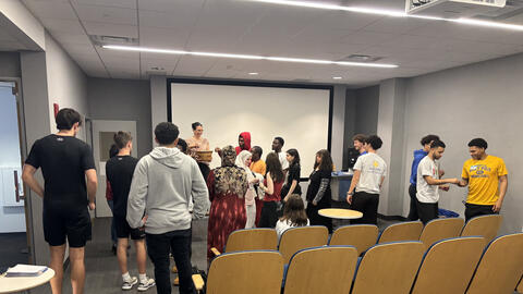 Group gathering together