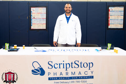 Pharmacy pop up table