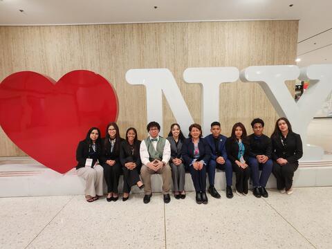 Large group shot of the PRHYLI Delegation club