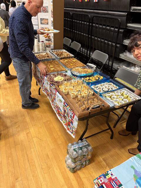 A table full of food