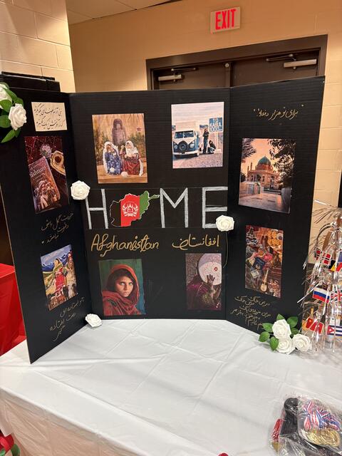 A beautiful display of someones home culture