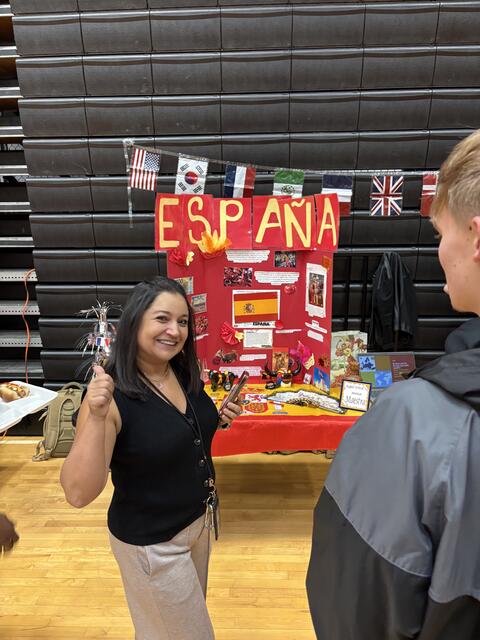 Spanish culture being celebrated