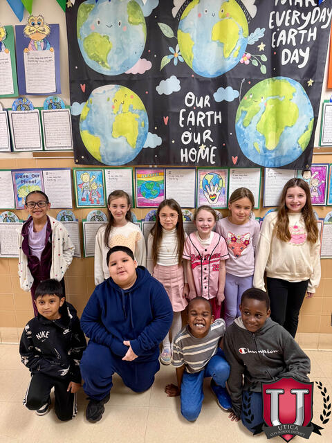 Students posing with smiles