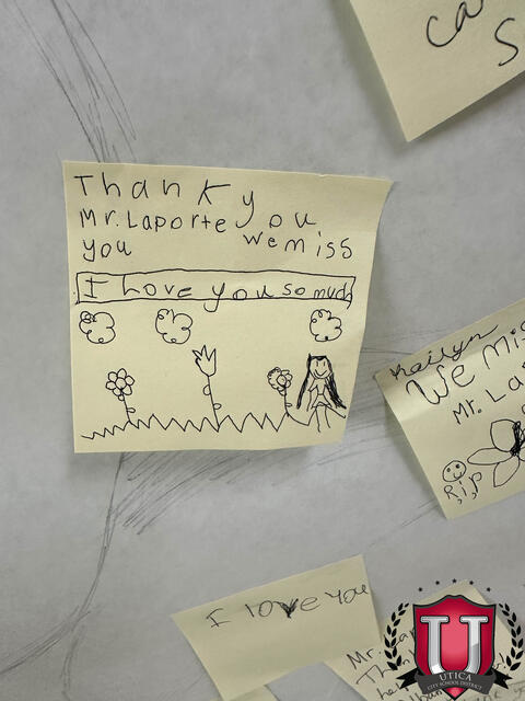 Thank you Mr Laporte, we miss you. I love you so much