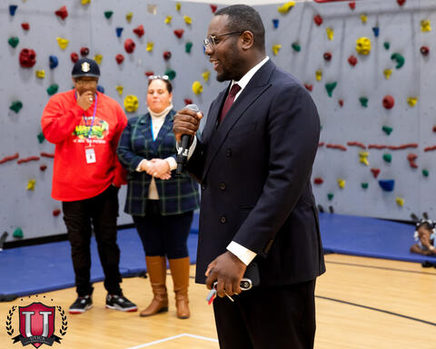 Close up of Dr Spence