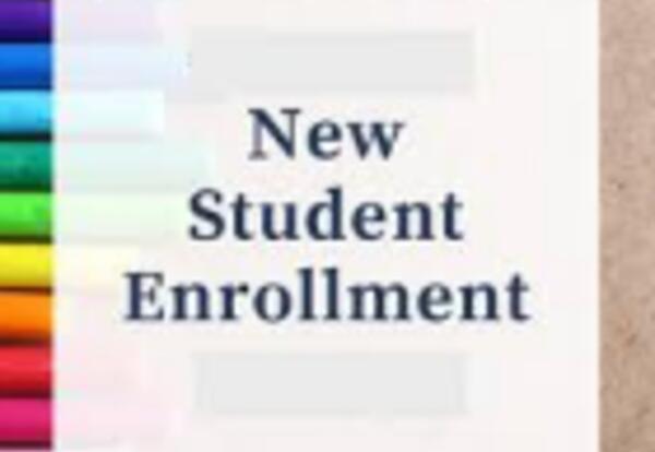 2026-27 New Student Registration is now open! Click here for more information.