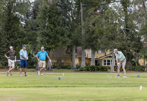 Photo of a Team at the Golf Course