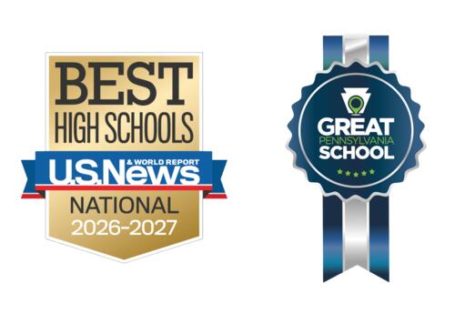 Great PA School & Best High Schools badges