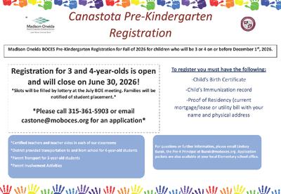 Pre-K Registration