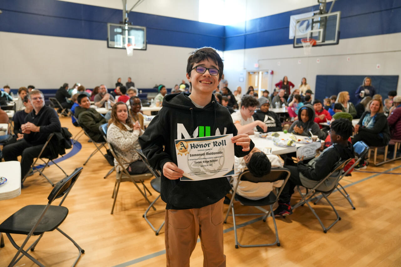 Timber Ridge hosted their Honor Roll Breakfast NSSEO