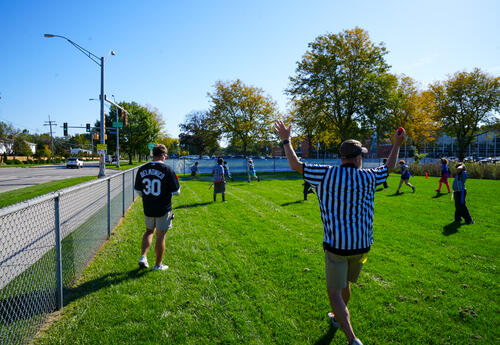 Ref signaling touchdown