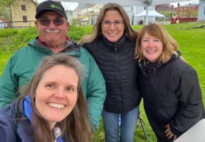 Group photo of Moharimet team members at Springfest.