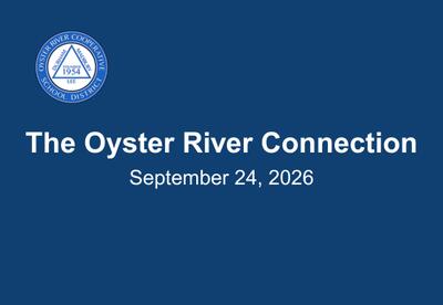 Oyster River Cooperative School District logo with the caption: The Oyster River Connection September 24, 2026.