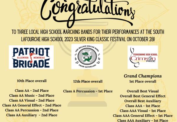 South Lafourche Festival Winners