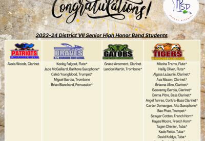 District Honor Band