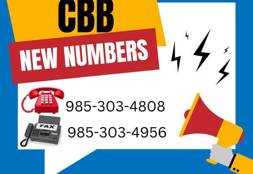Updated CBB Phone Numbers
