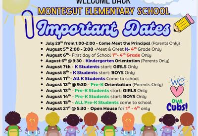 Important Dates for 2025-26