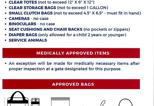 Clear Bag Guidelines