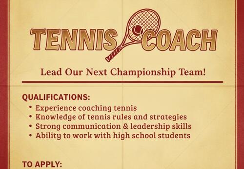 Looking for a new Tennis Coach