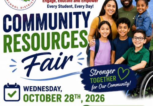 Community Resources Fair. October 28th 2026 at the Houma Municipal Auditorium