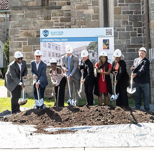 Groundbreaking Event for Xavier Jesuit Academy Campus, September 13