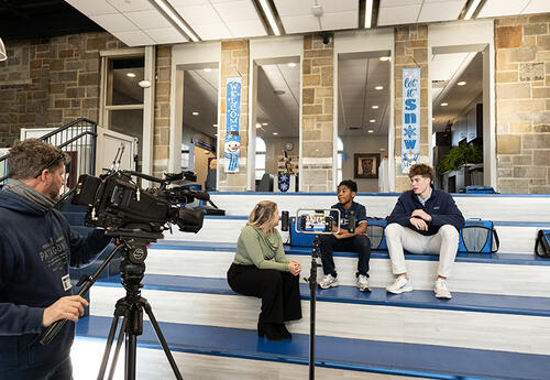 St. Xavier High School students mentor Xavier Jesuit Academy fifth and sixth graders in the Companion Scholars Program