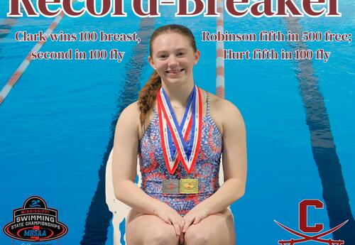 Caledonia High School's Izzy Clark