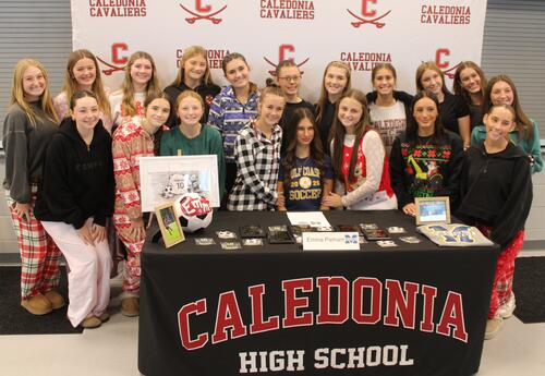 Caledonia High School senior Emma Parham