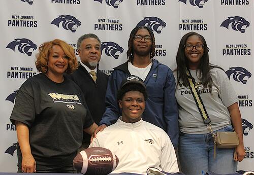 West Lowndes High School senior Eli Sanders