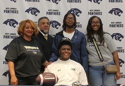 West Lowndes High School senior Eli Sanders