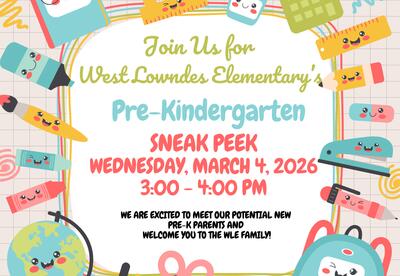 Pre-K SNEAK PEEK