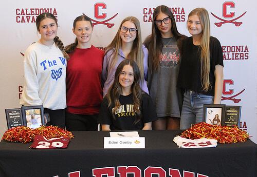 Caledonia High School senior Eden Gentry