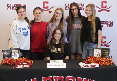 Caledonia High School senior Eden Gentry