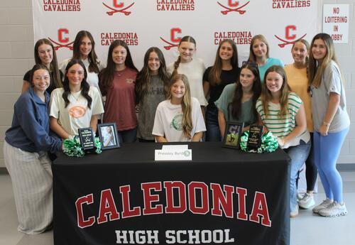 Caledonia High School senior soccer player Pressley Byrd