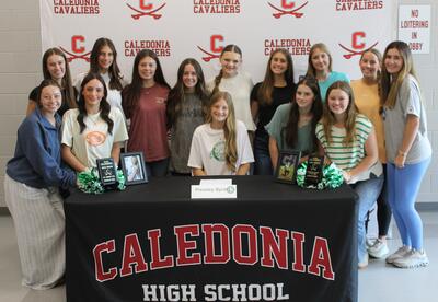 Caledonia High School senior soccer player Pressley Byrd