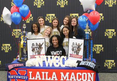 New Hope High School senior dancer Laila Macon