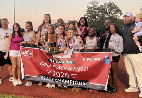 Caledonia High School girls track and field team