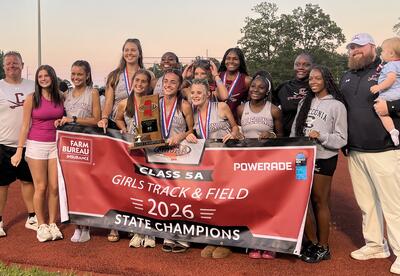 Caledonia High School girls track and field team