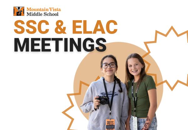 School Site Council and ELAC Meeting