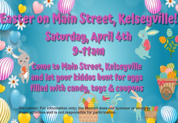 Community Event: Easter on Main Street – Kelseyville
