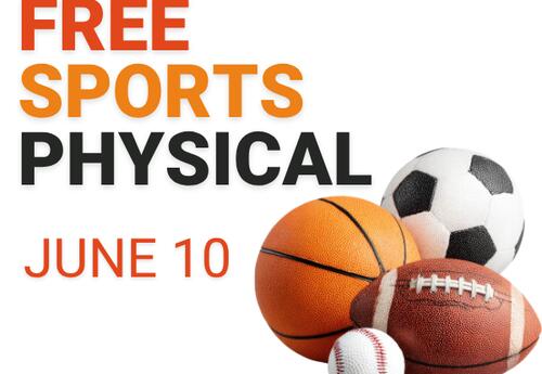 Free Sports Physical - June 10