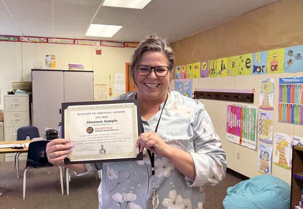 KVUSD Honors April Knight in Shining Armor Award Recipients