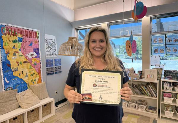 KVUSD Honors June Knight in Shining Armor Award Recipients