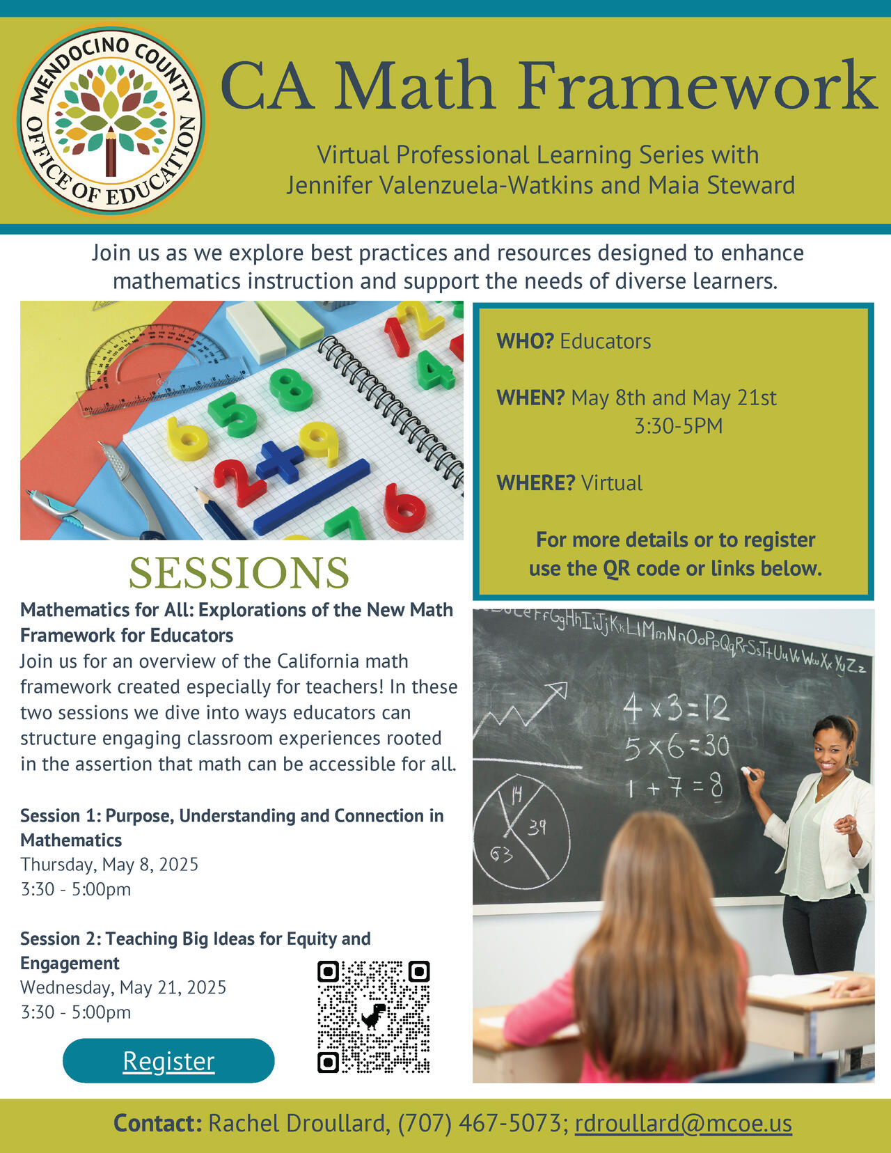 California Math Framework: Virtual Educator Series | Mendocino County ...