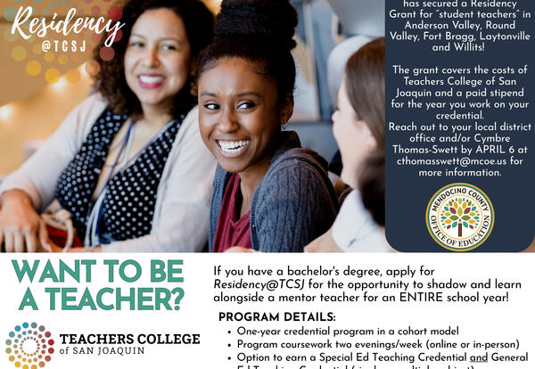 New Teacher Residency Opportunity
