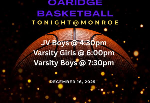 Oakridge Basketball @ Monroe - December 16, 2025