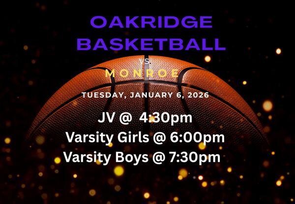 Oakridge Basketball vs. Monroe